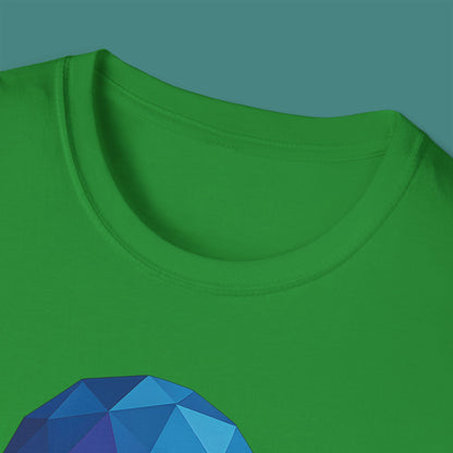 Geometric Polygon Jellyfish Unisex T-Shirt