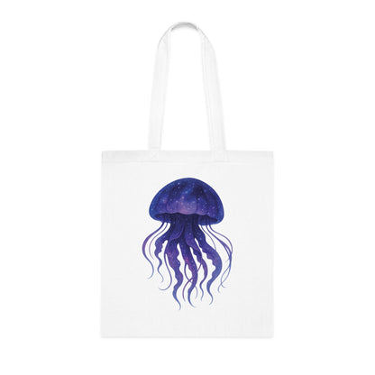 Cosmic Galaxy Jellyfish Tote Bag