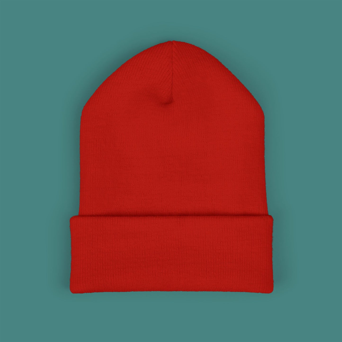 Geometric Polygon Crab Embroidered Beanie