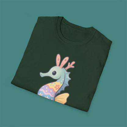 Easter Seahorse Unisex T-Shirt