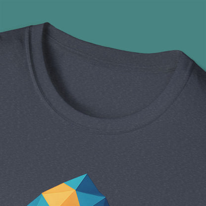 Geometric Polygon Seahorse Unisex T-Shirt