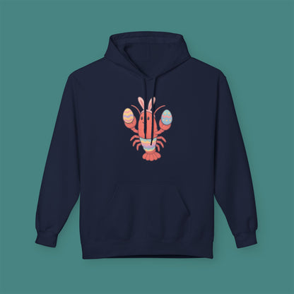 Easter Lobster Fleece Unisex Hoodie