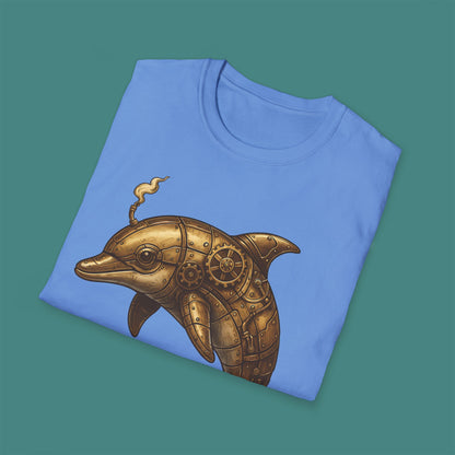 Steampunk Mechanical Dolphin Unisex T-Shirt