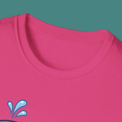 Cartoon Cute Whale Unisex T-Shirt
