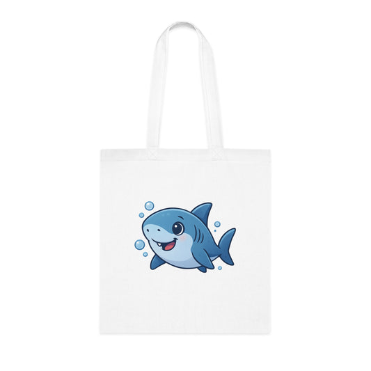 Cartoon Cute Shark Tote Bag