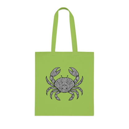 Intricate Mandala Crab Tote Bag