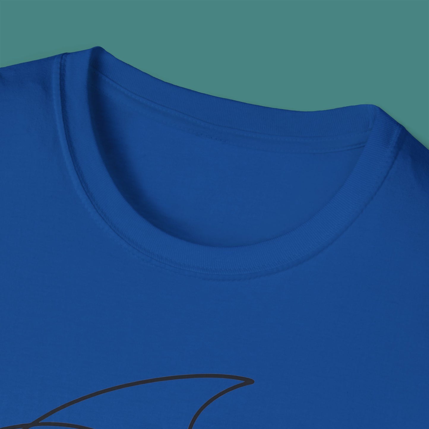 Minimalist Line Art Fish Unisex T-Shirt