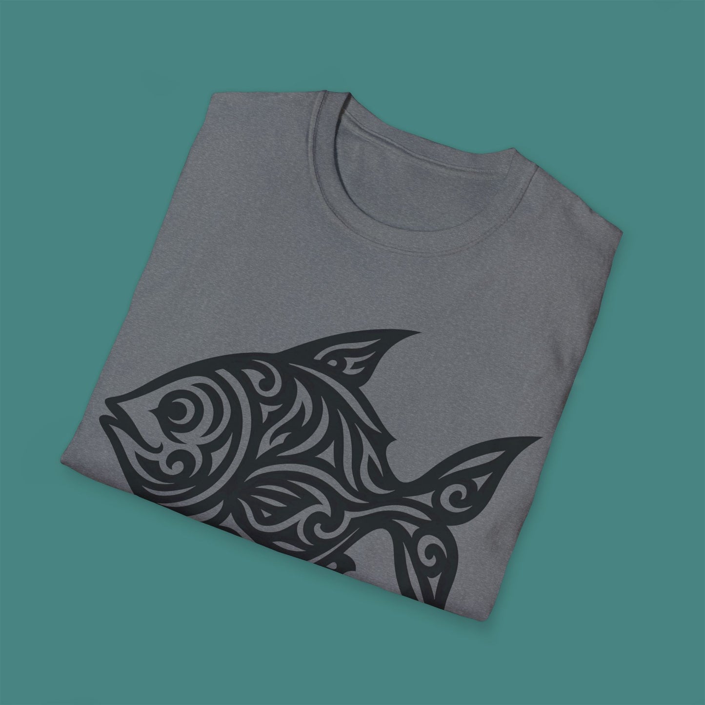 Tribal Tattoo Fish Unisex T-Shirt