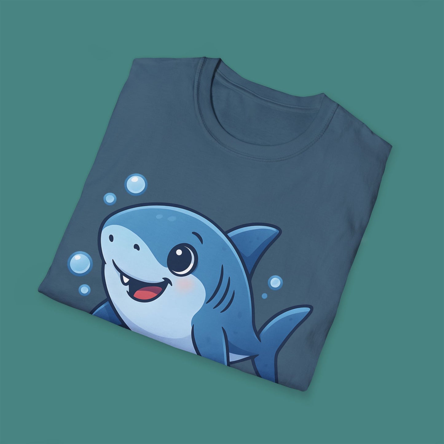 Cartoon Cute Shark Unisex T-Shirt