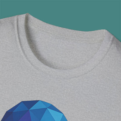 Geometric Polygon Jellyfish Unisex T-Shirt