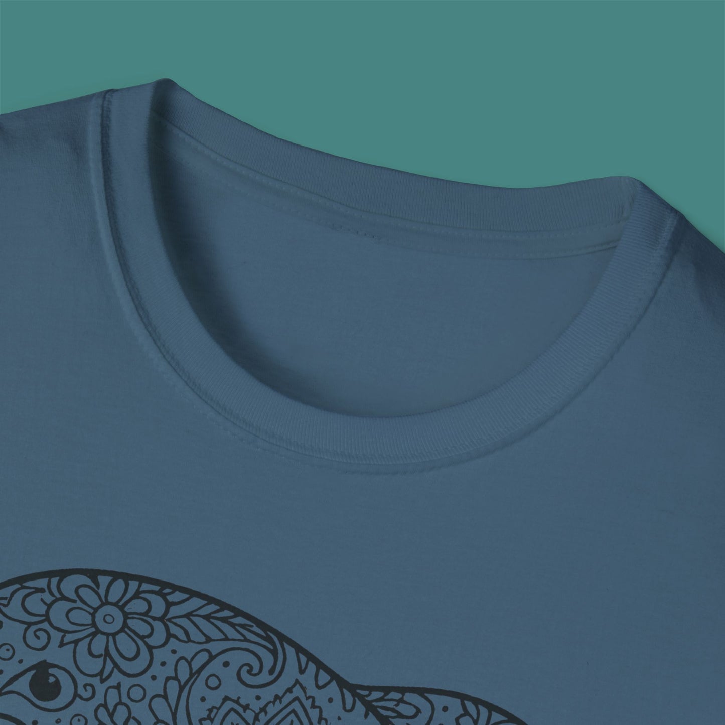 Intricate Mandala Dolphin Unisex T-Shirt