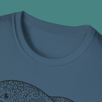 Intricate Mandala Dolphin Unisex T-Shirt