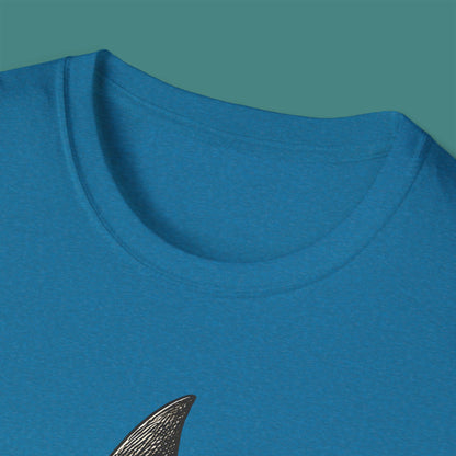 Vintage Etching Shark Unisex T-Shirt