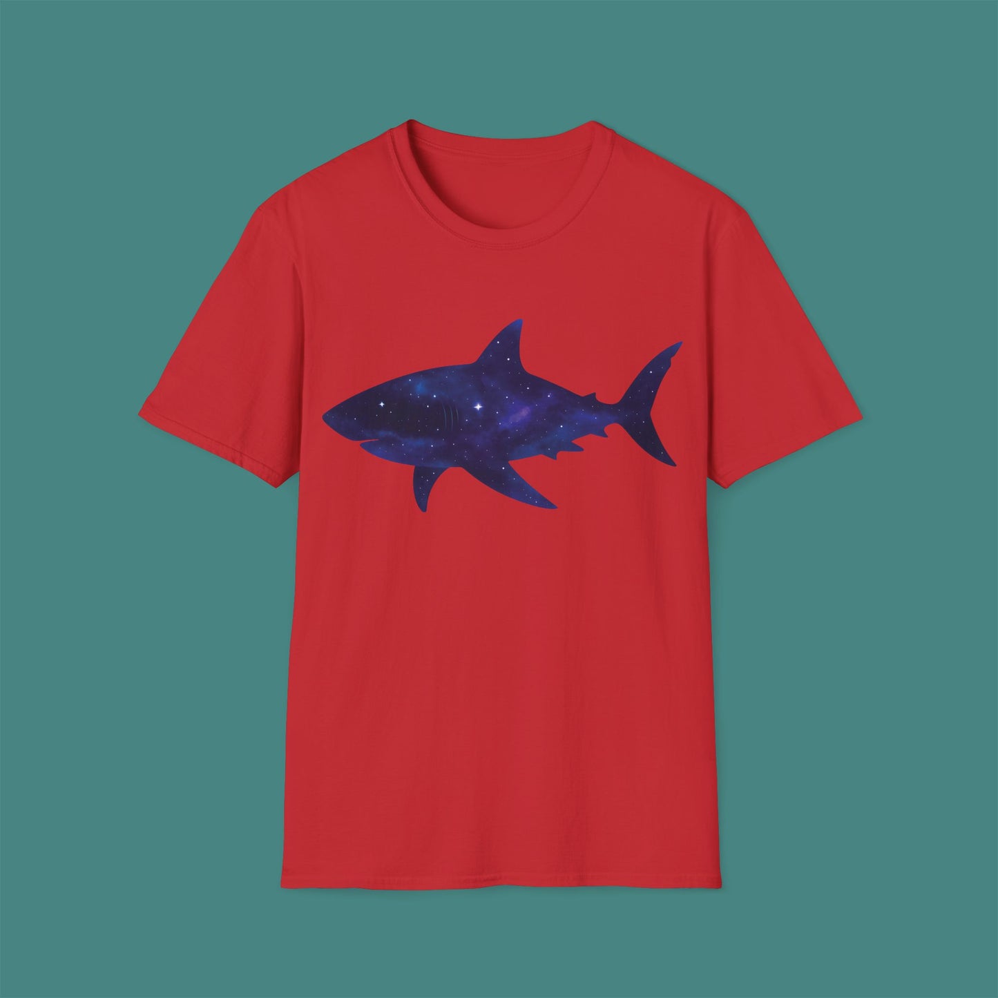 Cosmic Galaxy Shark Unisex T-Shirt