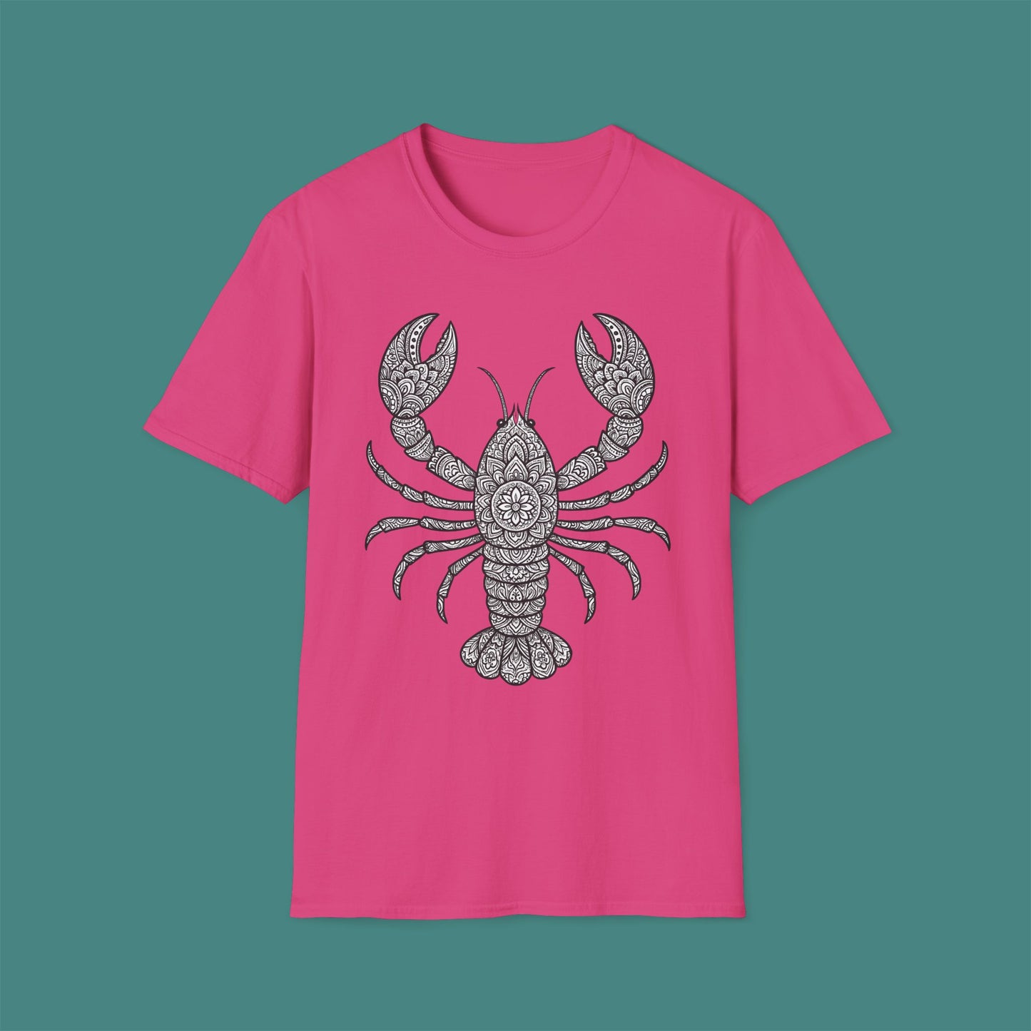 Intricate Mandala Lobster Unisex T-Shirt