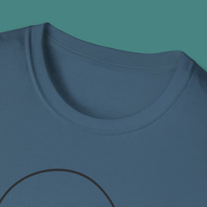 Minimalist Line Art Jellyfish Unisex T-Shirt