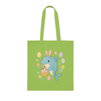 Easter Dolphin Tote Bag