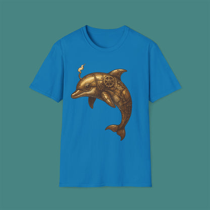 Steampunk Mechanical Dolphin Unisex T-Shirt