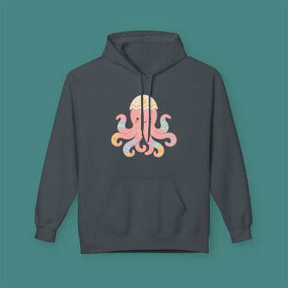 Easter Octopus Fleece Unisex Hoodie