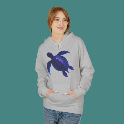 Cosmic Galaxy Turtle Fleece Unisex Hoodie