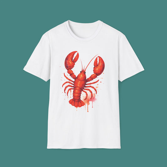Watercolor Splash Lobster Unisex T-Shirt