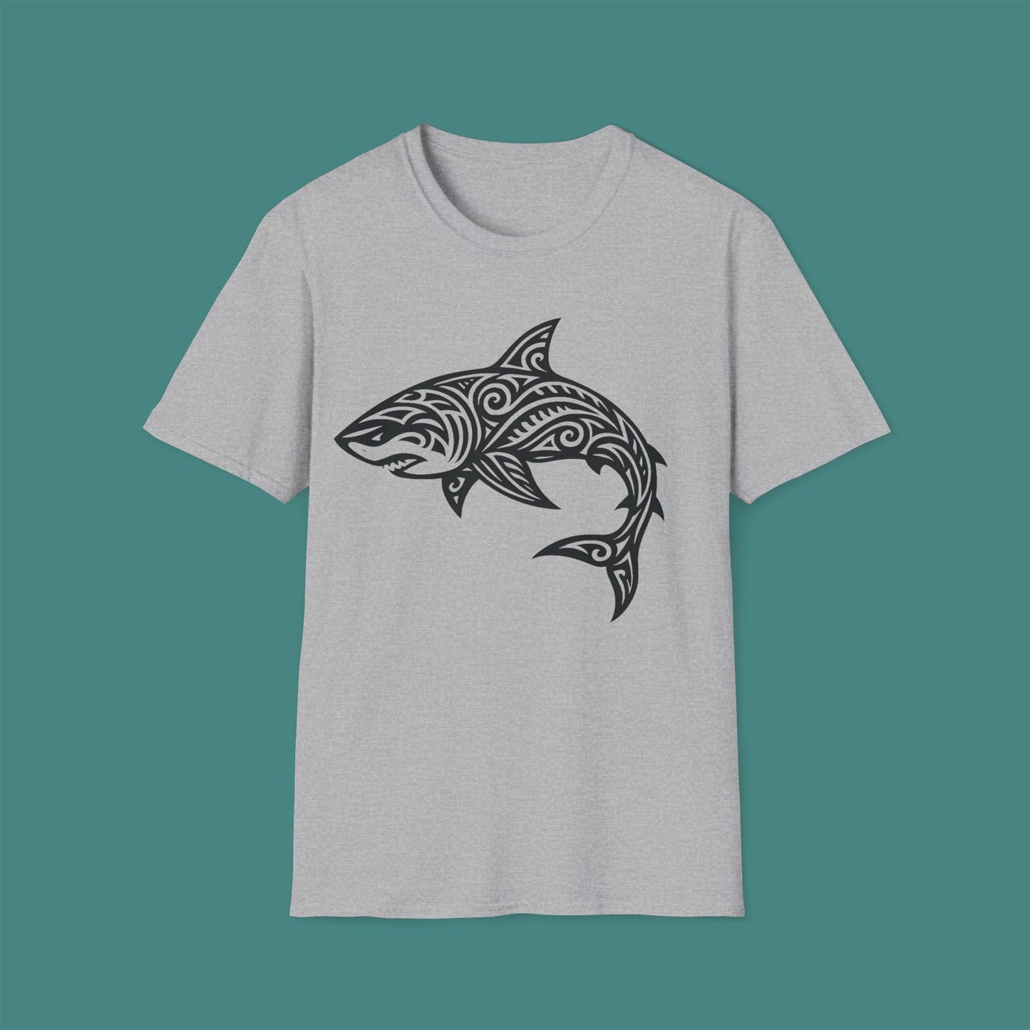 Tribal Tattoo Shark Unisex T-Shirt