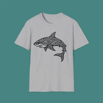 Tribal Tattoo Shark Unisex T-Shirt