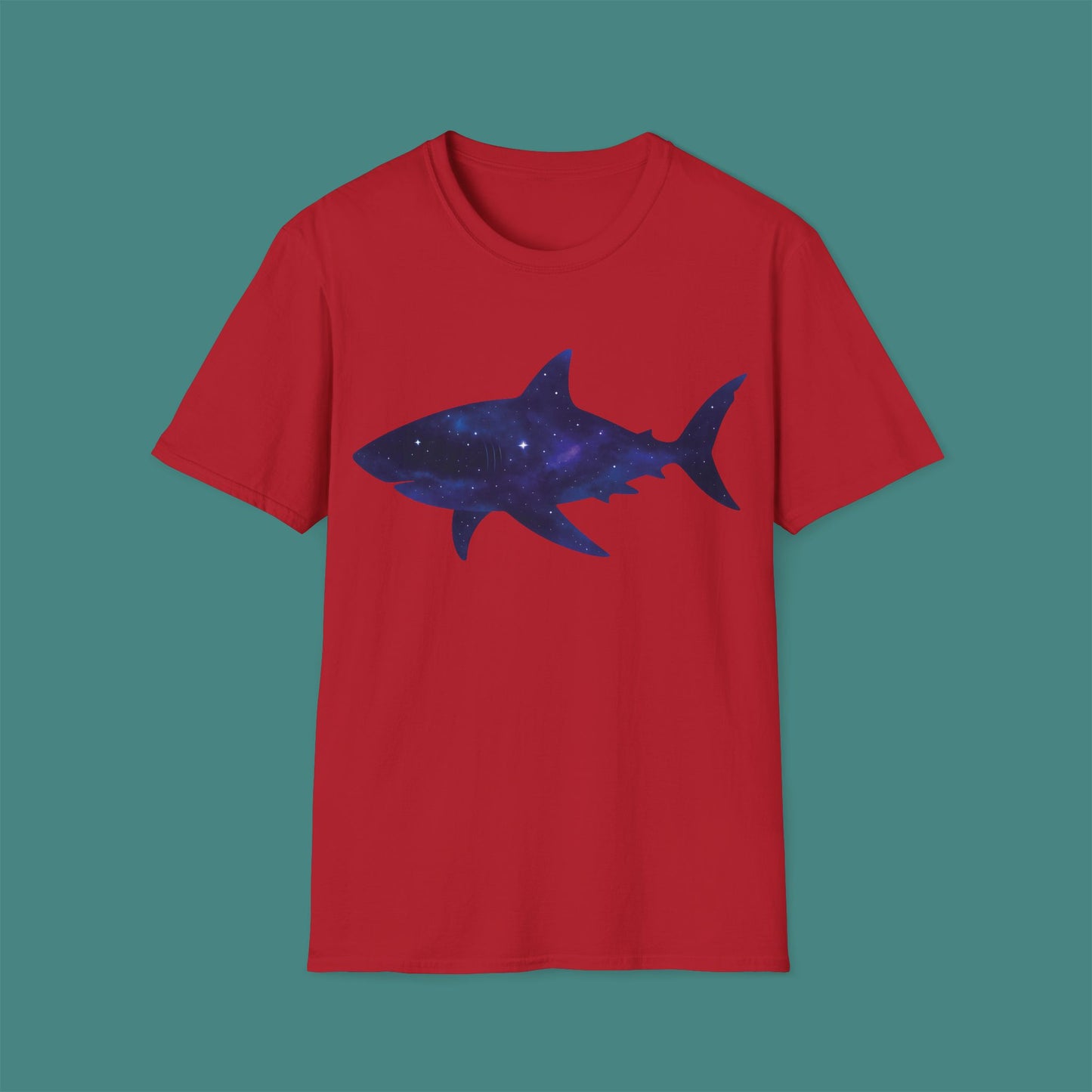 Cosmic Galaxy Shark Unisex T-Shirt