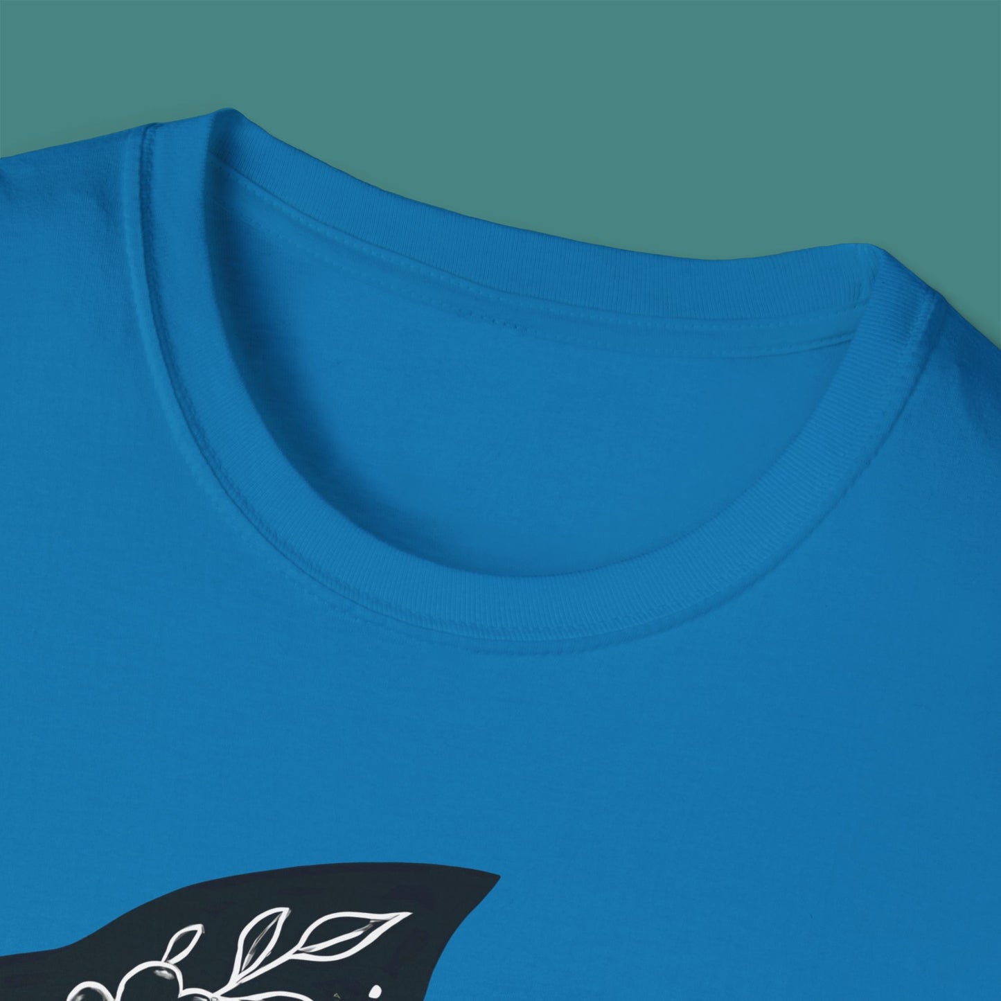 Floral Fish Silhouette Unisex T-Shirt