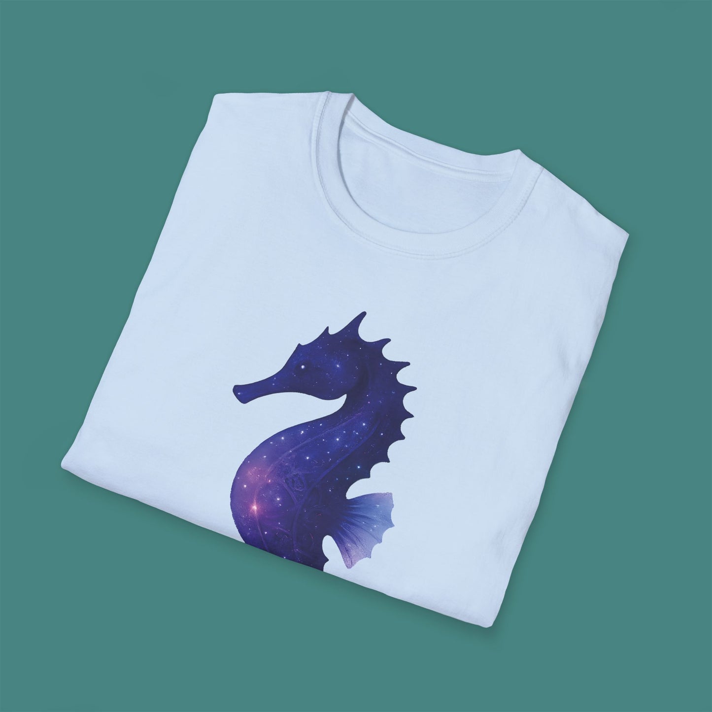 Cosmic Galaxy Seahorse Unisex T-Shirt