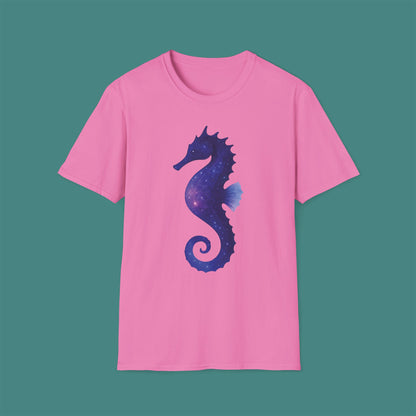 Cosmic Galaxy Seahorse Unisex T-Shirt