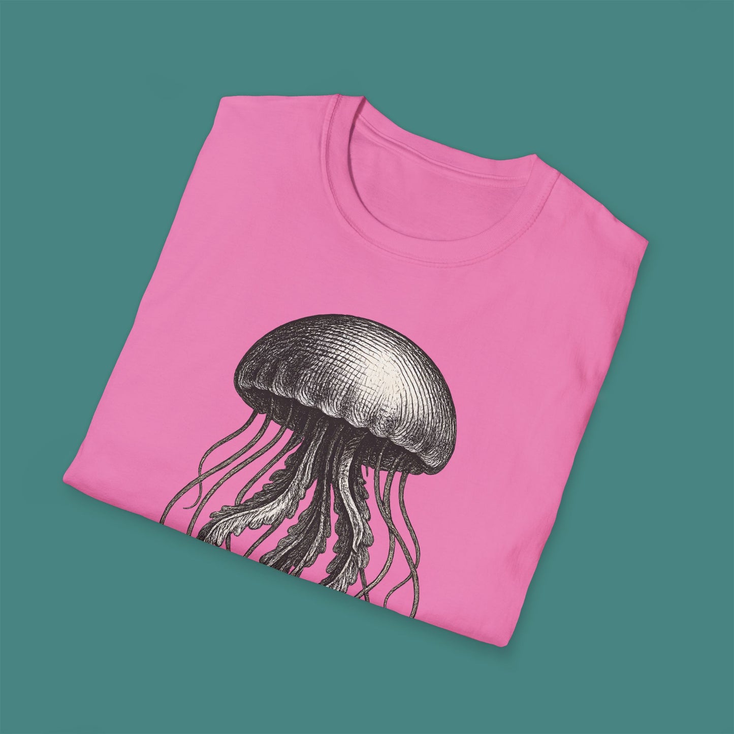 Vintage Etching Jellyfish Unisex T-Shirt