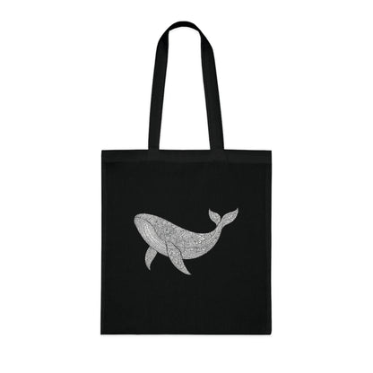 Intricate Mandala Whale Tote Bag