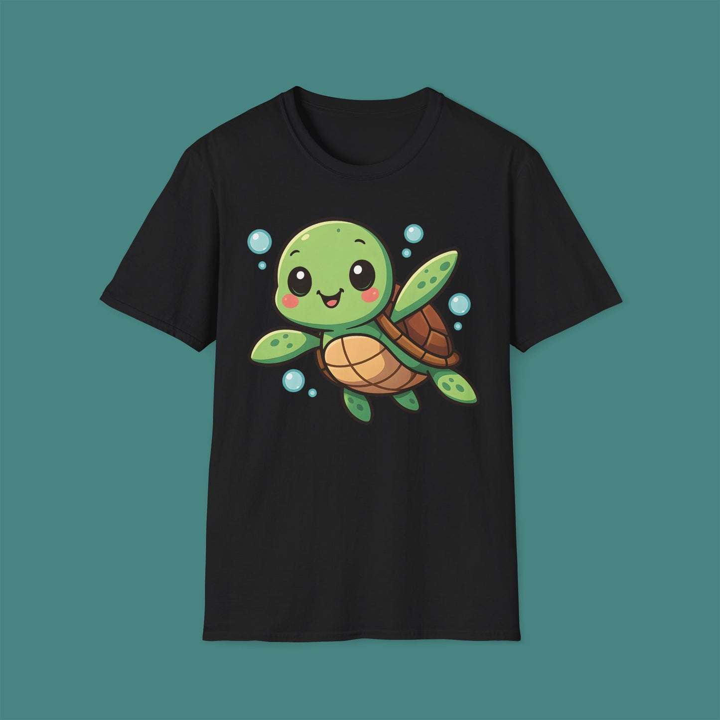 Cartoon Cute Turtle Unisex T-Shirt