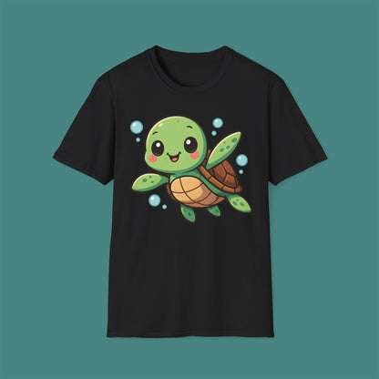 Cartoon Cute Turtle Unisex T-Shirt