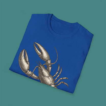 Vintage Etching Lobster Unisex T-Shirt