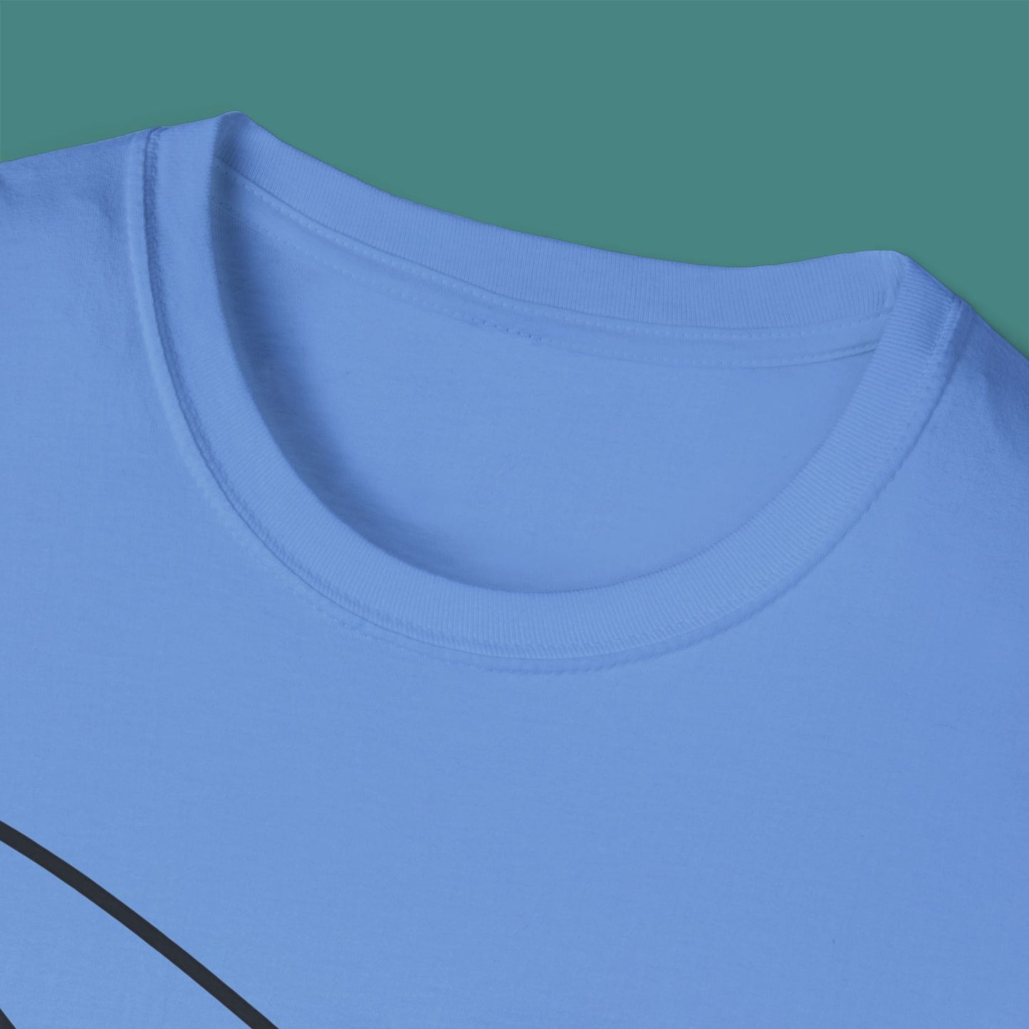 Minimalist Line Art Whale Unisex T-Shirt