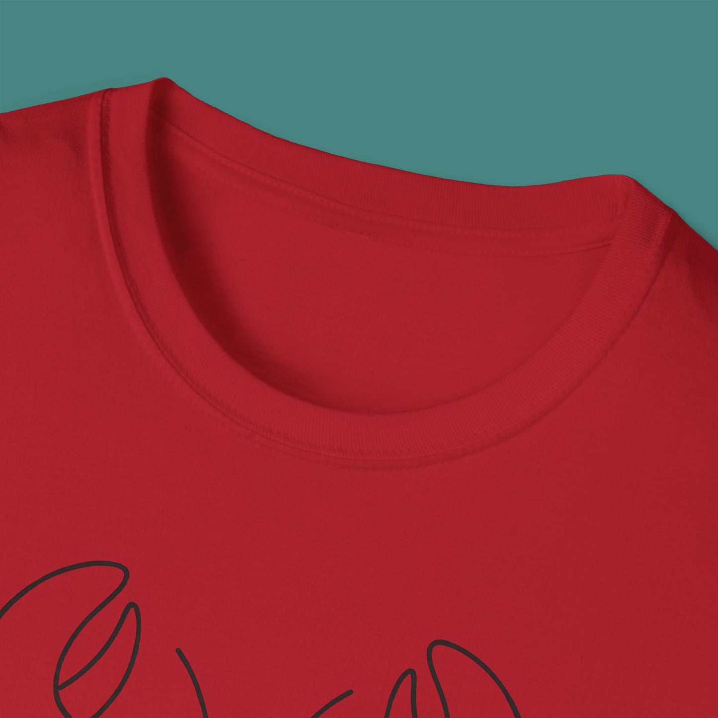 Minimalist Line Art Lobster Unisex T-Shirt