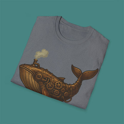 Steampunk Mechanical Whale Unisex T-Shirt