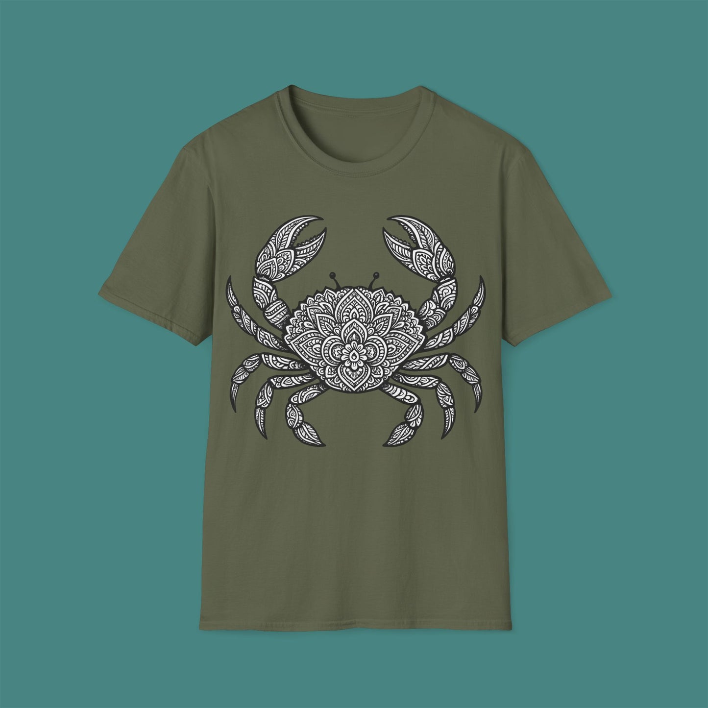 Intricate Mandala Crab Unisex T-Shirt