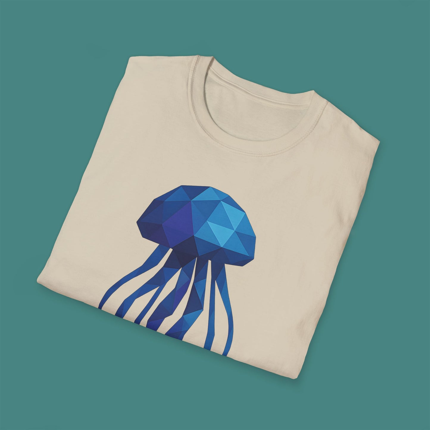 Geometric Polygon Jellyfish Unisex T-Shirt