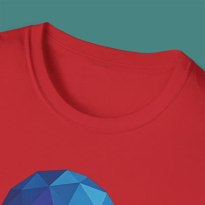 Geometric Polygon Jellyfish Unisex T-Shirt