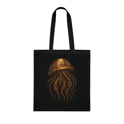 Steampunk Mechanical Jellyfish Tote Bag