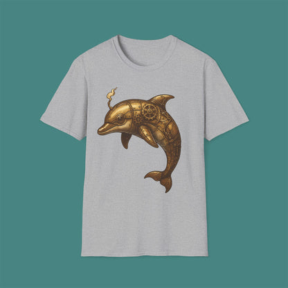 Steampunk Mechanical Dolphin Unisex T-Shirt