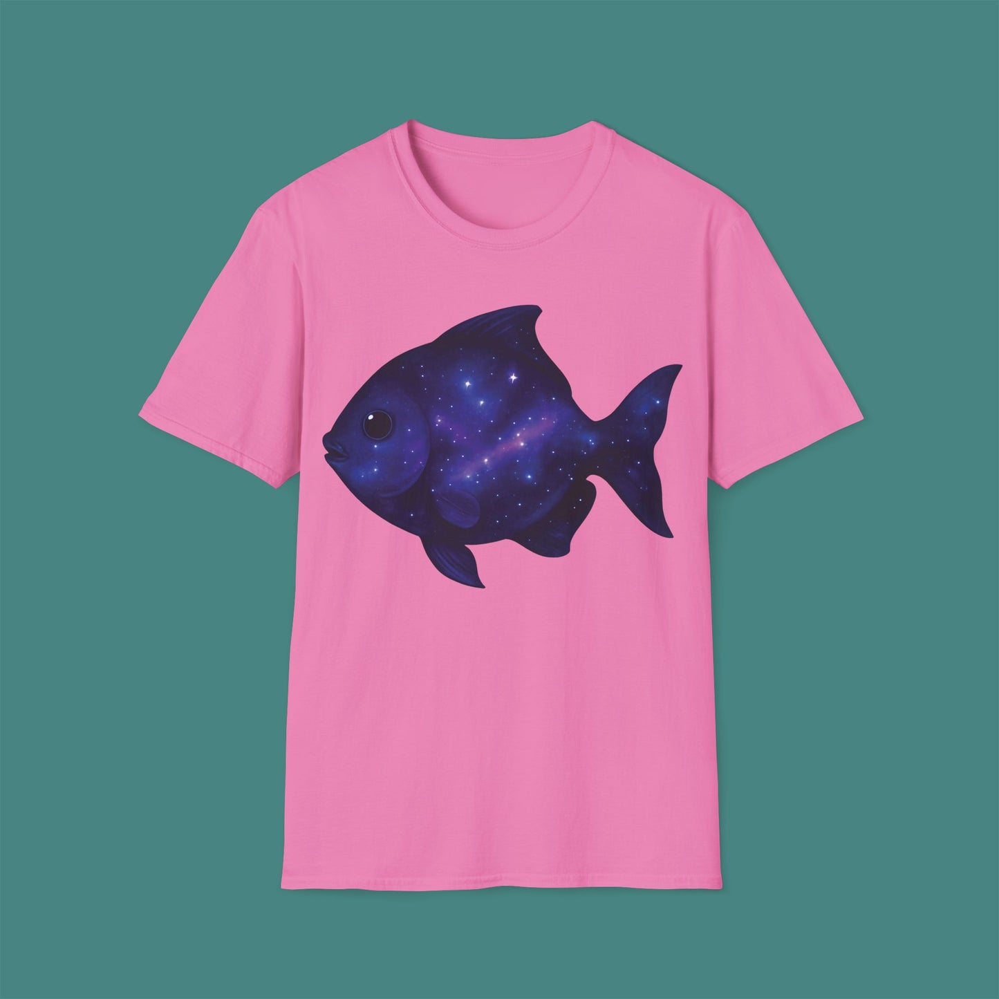 Cosmic Galaxy Fish Unisex T-Shirt