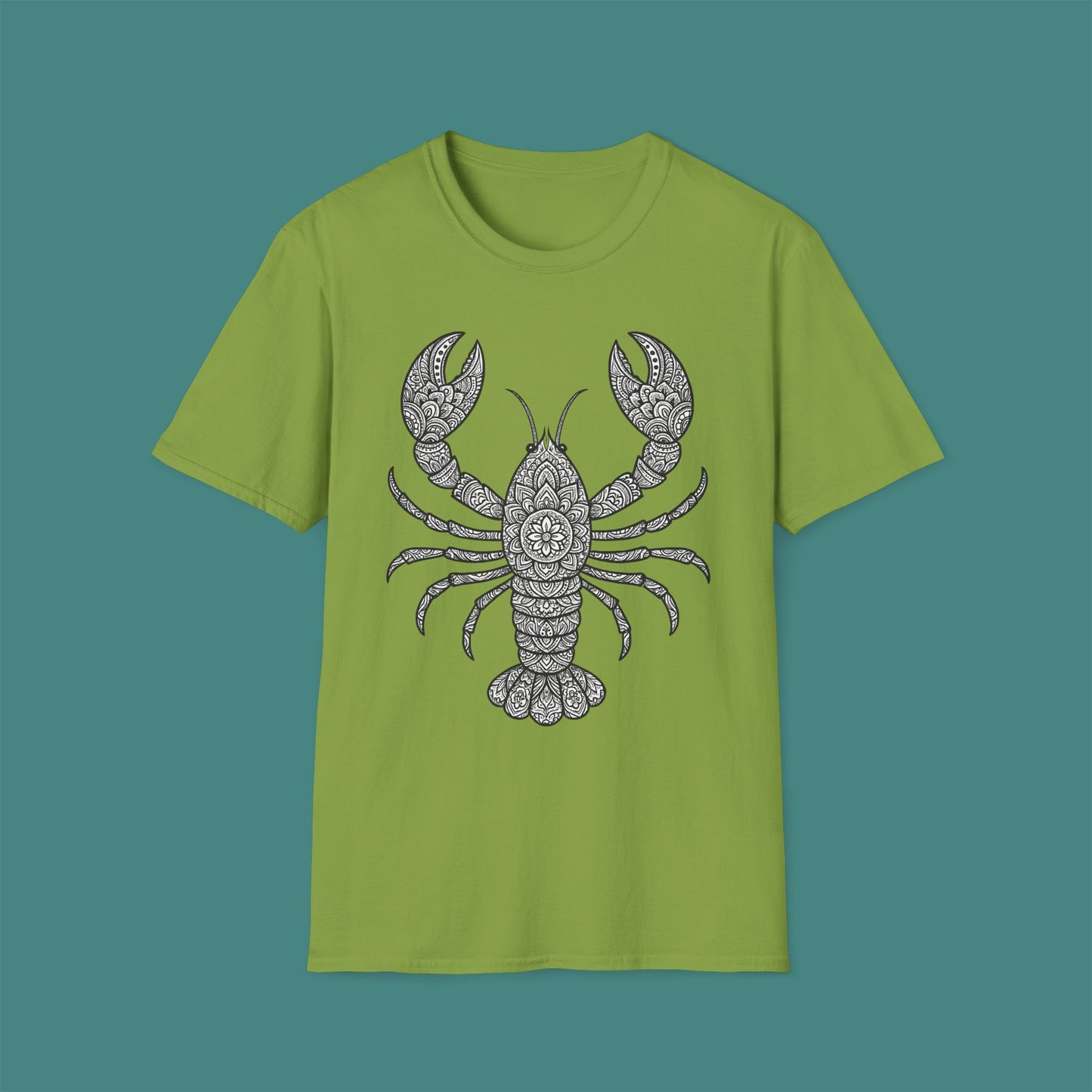 Intricate Mandala Lobster Unisex T-Shirt