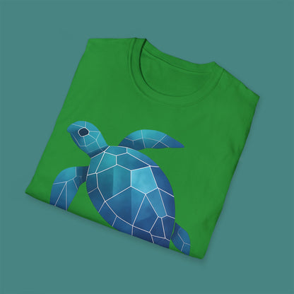 Geometric Polygon Turtle Unisex T-Shirt