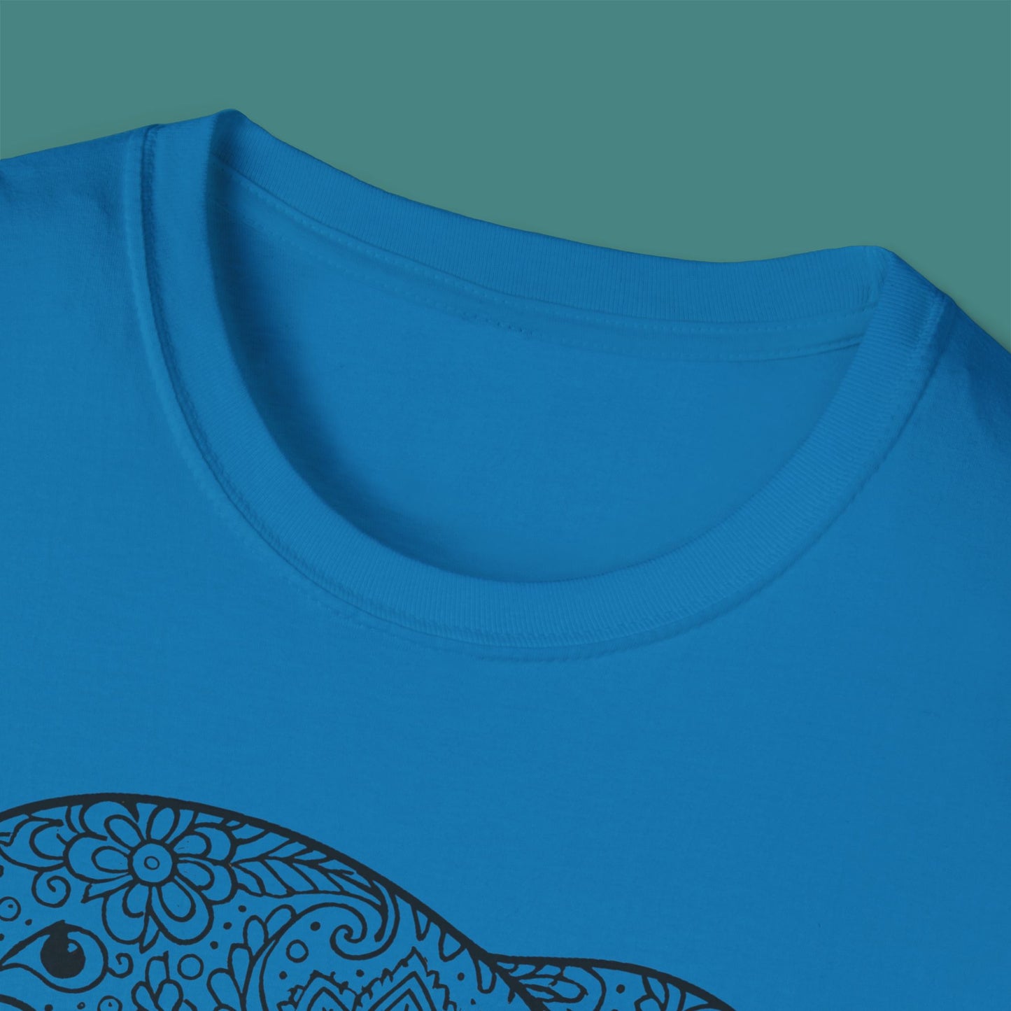 Intricate Mandala Dolphin Unisex T-Shirt