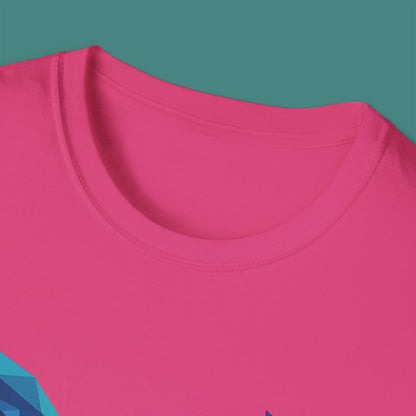 Geometric Polygon Whale Unisex T-Shirt