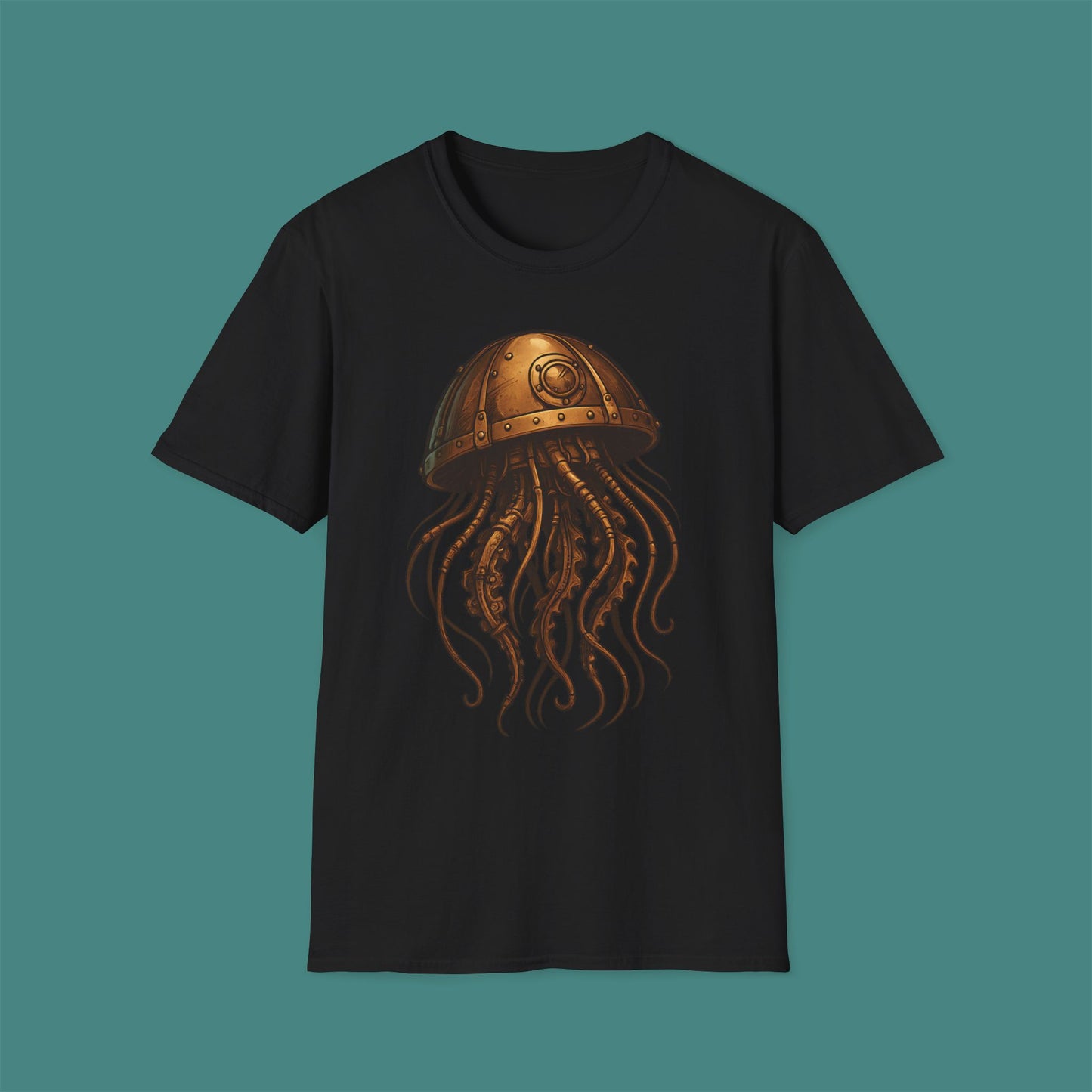 Steampunk Mechanical Jellyfish Unisex T-Shirt